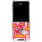 NFL Kansas City Chiefs Red Blast Galaxy Z Flip6 Clear Case